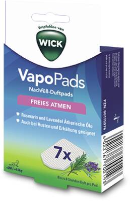 Wick WBR7v1 Vapo Pads Nachfüll-Pads für Luftbefeuchter Rosmarin/Lavendel 