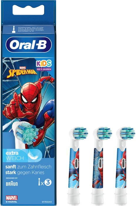Oral-B Aufsteckbürsten Spiderman 3er 4210201404330 #aufsteckbürsten spiderman 3er