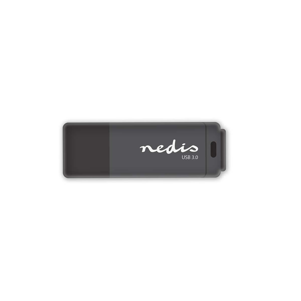 Nedis FDRIU3128BK Flash Laufwerk 128 GB | USB Type-A | Lesegeschwindigkeit: 80 MB/s