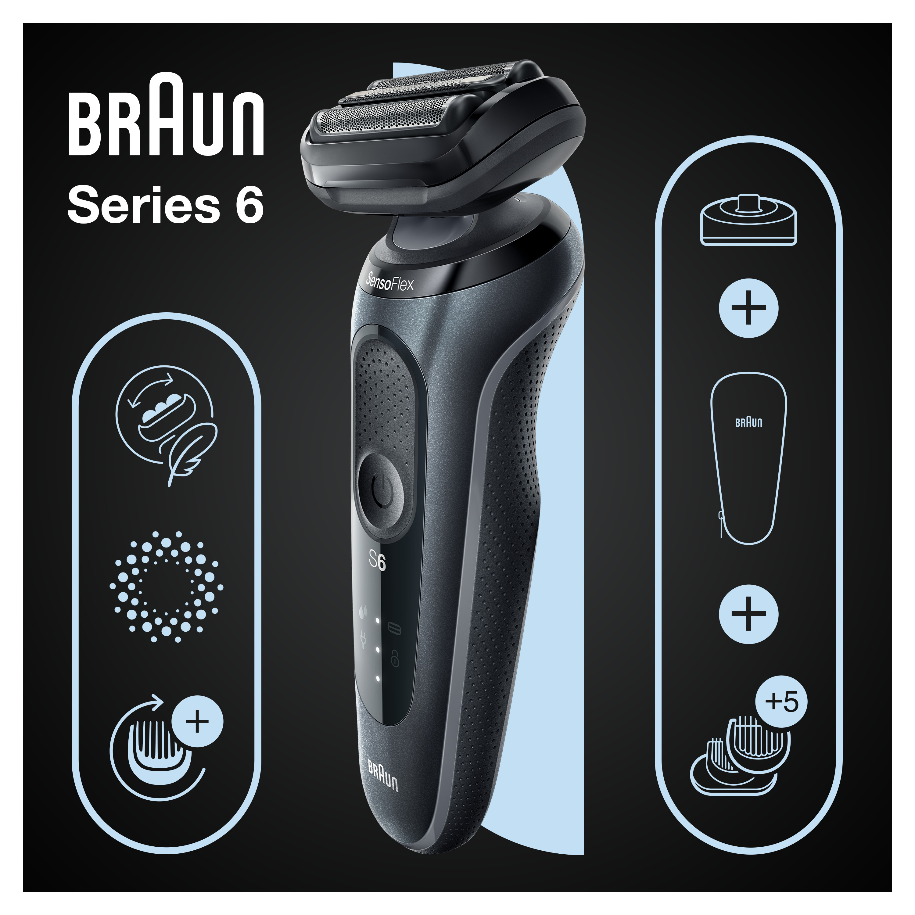 Braun Personal Care Series 6 61-N4500cs Elektrorasierer 