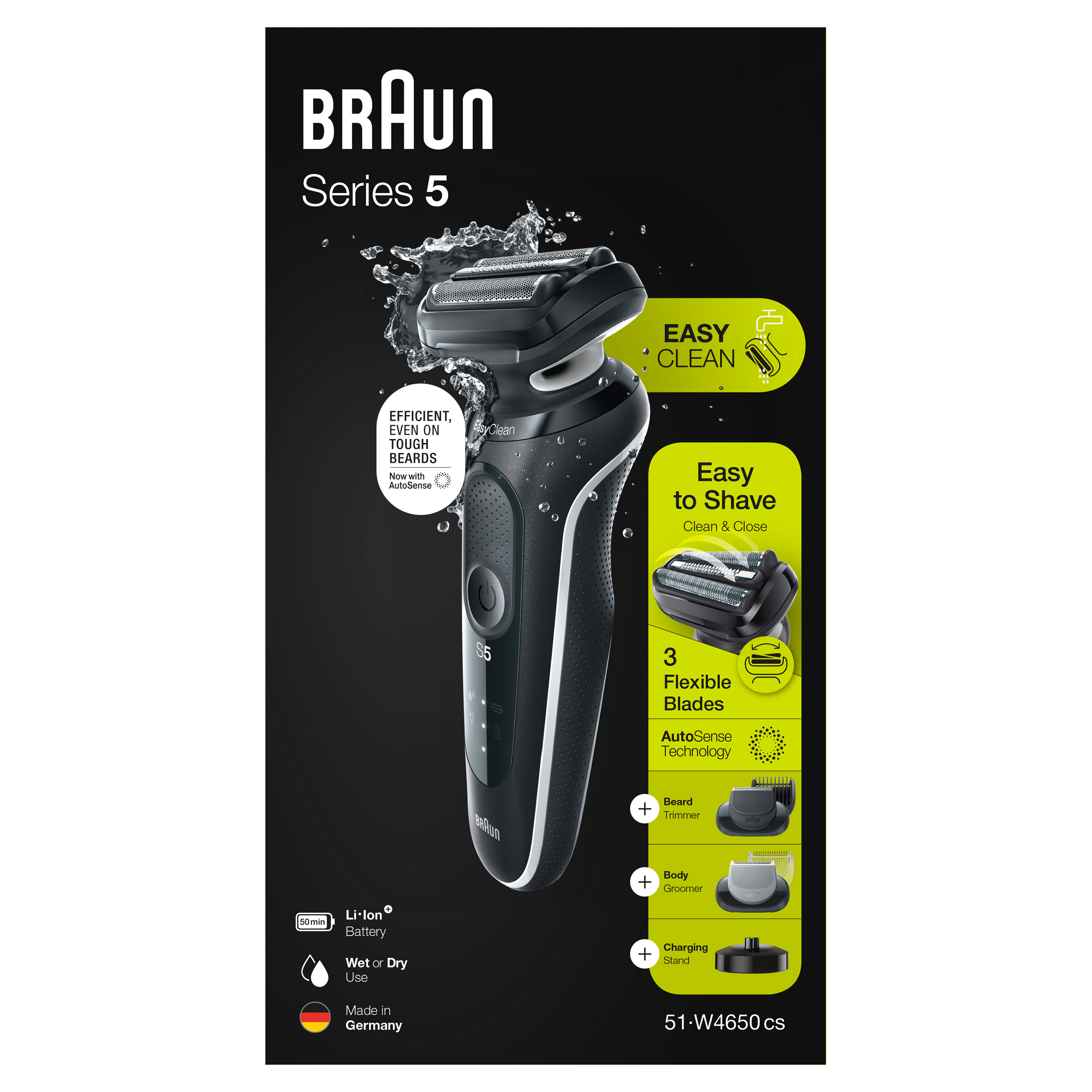 Braun Personal Care Series 5 51-W4650cs Elektrorasierer 