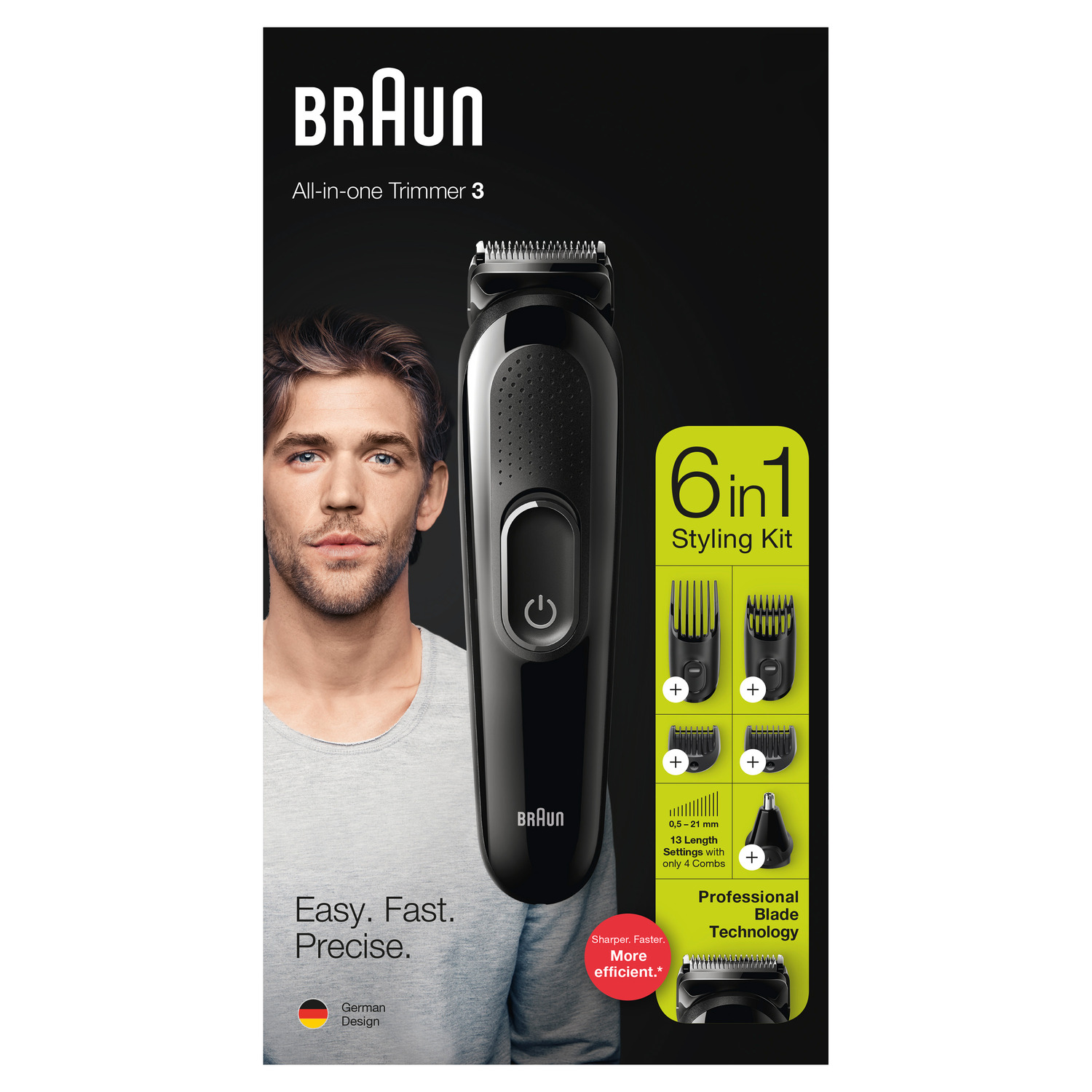 Braun Personal Care All-in-One 3 Trimmer MGK3322 