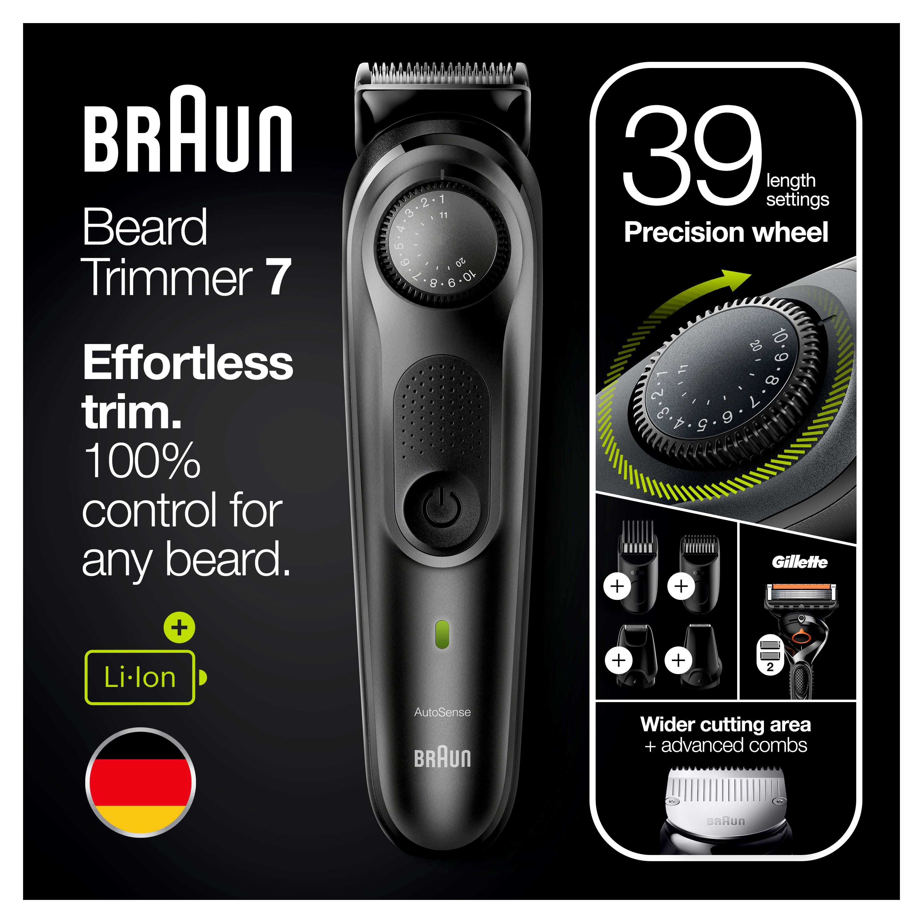 Braun Personal Care Geschenkset Braun BT7940 + Kulturtasche Barttrimmer 4210201221678