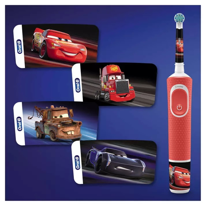 Oral-B Kids Cars Elektrische Kinderzahnbürste Red 