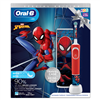 Vitality Kids Spiderman Elektrische Kinderzahnbürste Red mit Reiseetui