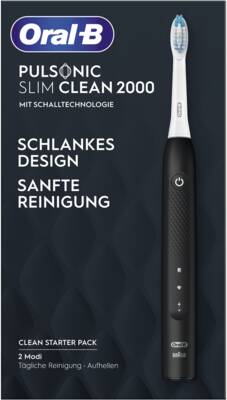 Oral-B Pulsonic Slim Clean 2000 Schwarz Elektrische Zahnbürste 4210201396208