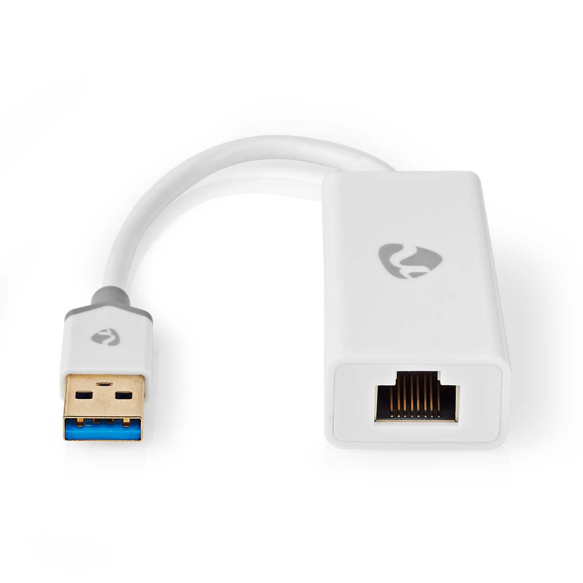 Nedis CCBW61950WT02 USB-A Adapter USB 3.2 Gen 1 | USB-A Stecker | RJ45 Buchse | 1 Gbps | 