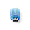 USCR10051BU Soundkarte 5.1 | USB 2.0 | Mikrofonanschluss: 1x Headset Verbindung: 3.5 mm Male