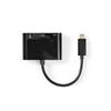 CCGT64765BK02 USB Multi-Port-Adapter Schwarz USB 3.1 | USB-C™ Stecker | HDMI™ Ausgang / USB-A Buchse