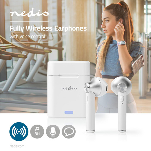 Nedis Wireless-Kopfhörer mit Mikrofon   HPBT3052WT