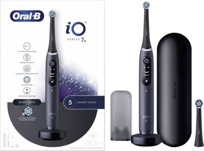 Oral-B iO Series 7 Elektrische Zahnbürste Black Onyx 