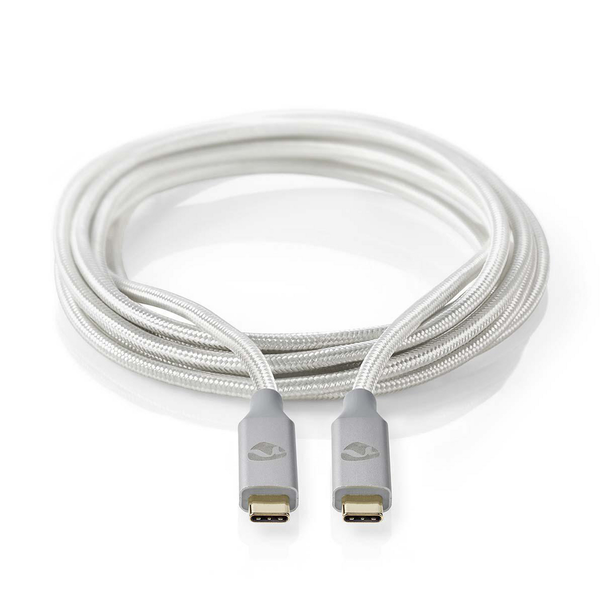 Nedis CCTB64020AL20 USB-Kabel USB 3.2 Gen 2x2 | USB-C™ Stecker | USB-C™ Stecker | 100 W