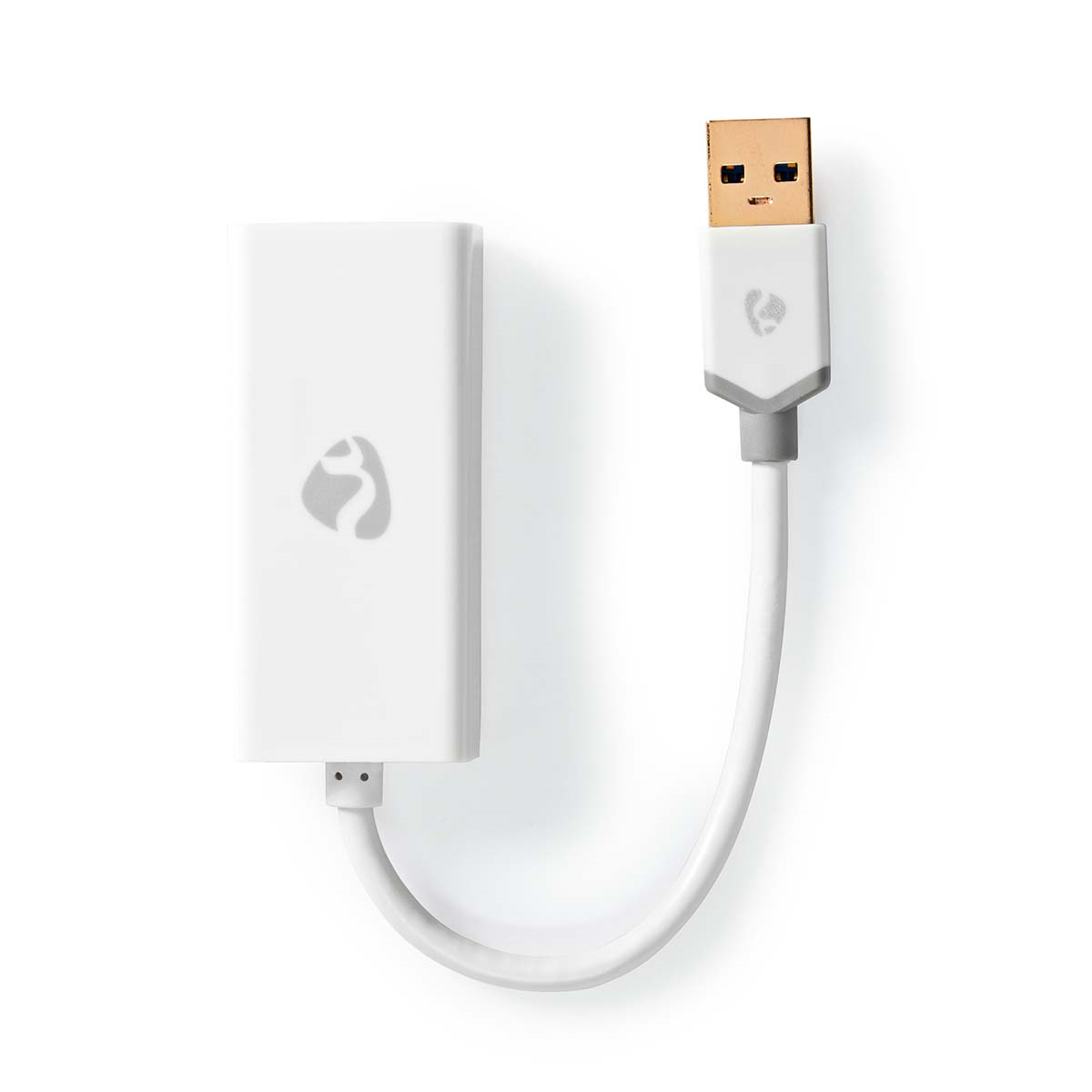 Nedis CCBW61950WT02 USB-A Adapter USB 3.2 Gen 1 | USB-A Stecker | RJ45 Buchse | 1 Gbps | 
