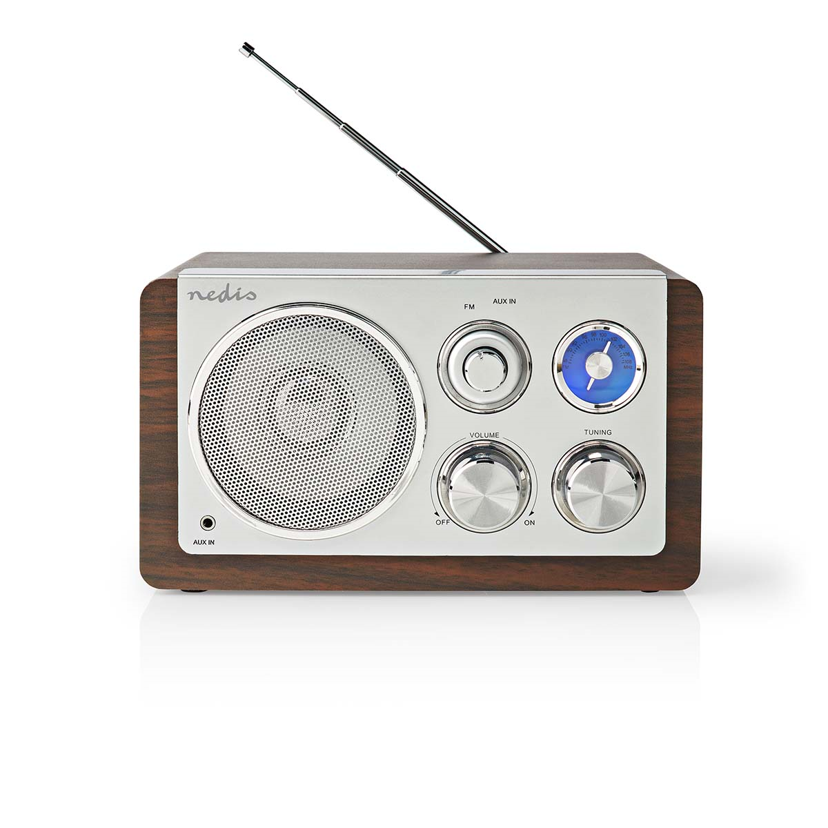 Nedis RDFM5110BN FM-Radio Tisch Ausführung | FM | Netzstromversorgung |