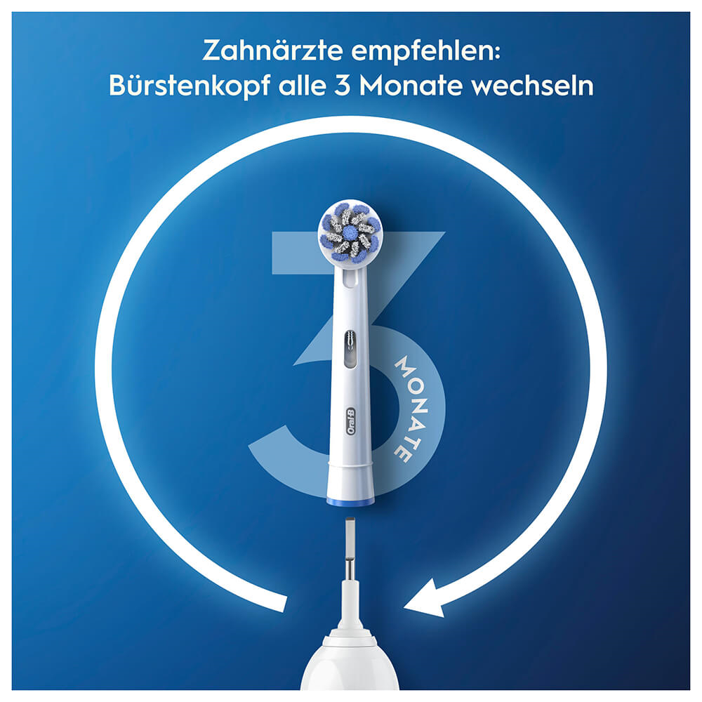 Oral-B Pro 3 3000 Elektrische Zahnbürste Schwarz 