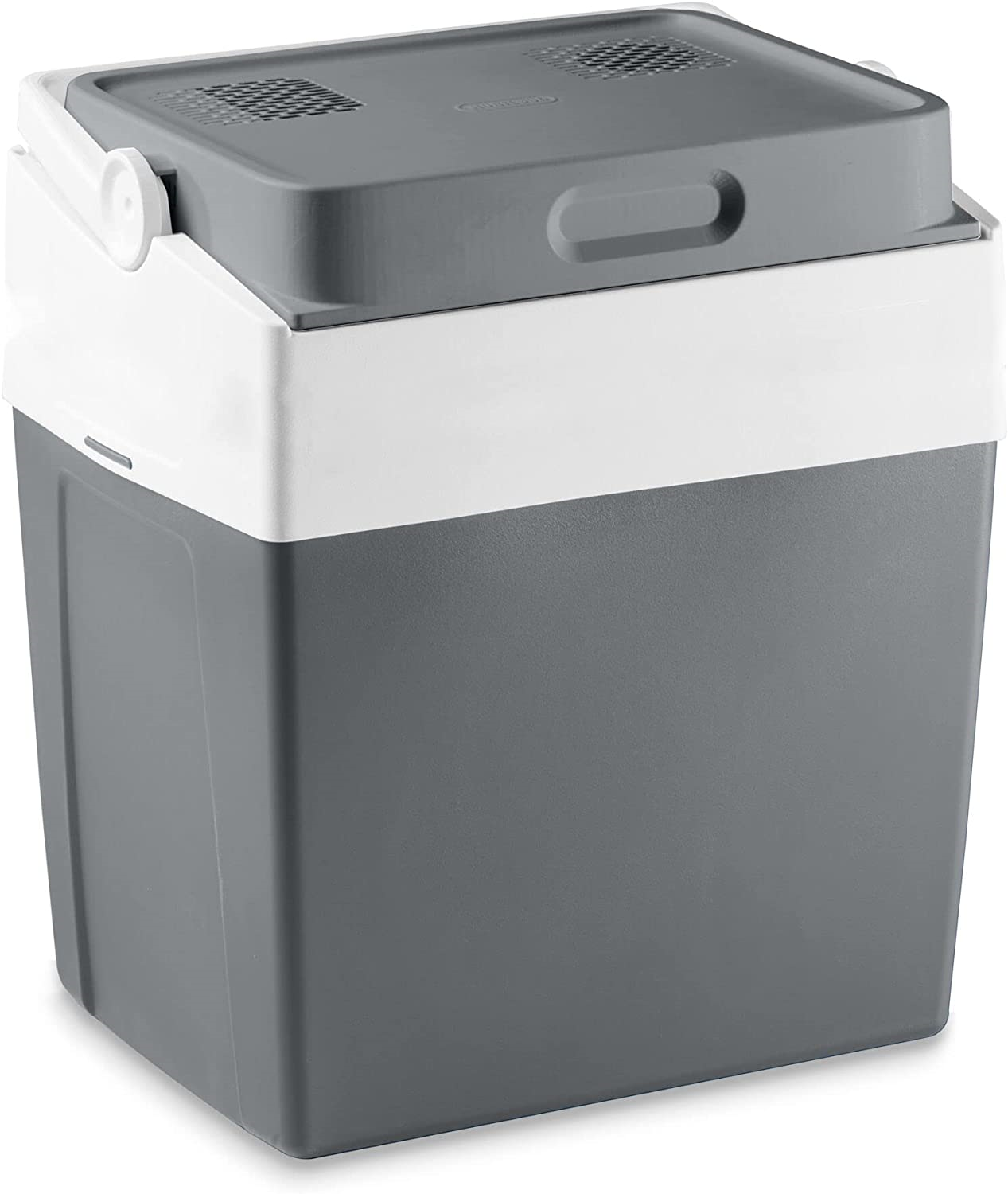 Mobicool MV27 Kühlbox elektrisch, tragbar, grau, Fassungsvermögen 26  Anschluss 12/230 V, Kühlen bis 18 °C
