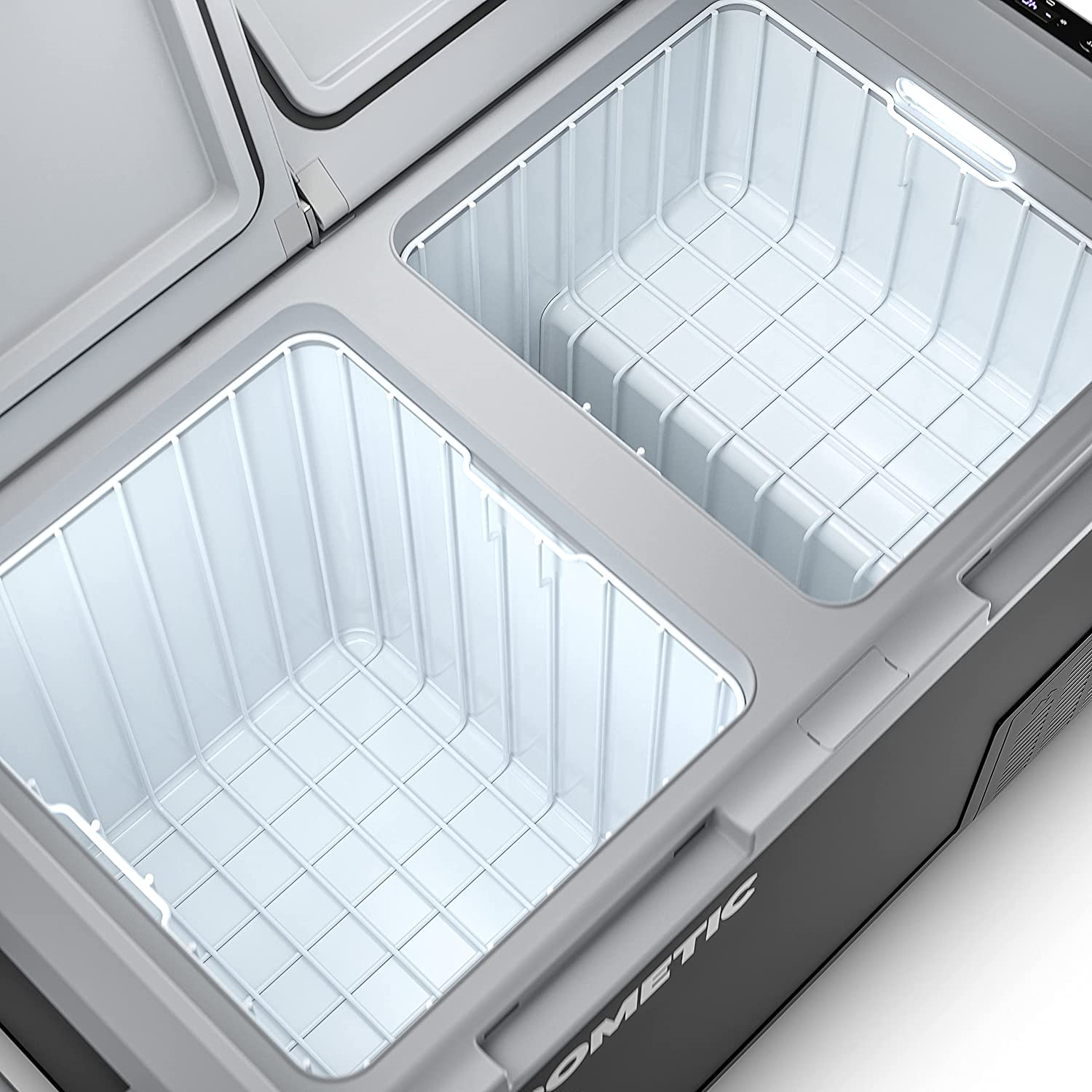 Dometic CFF70DZ Zweizonen-Kompressor-Kühlbox 70 l, Kühlung bis -18 °C, mit Batterieschutz 