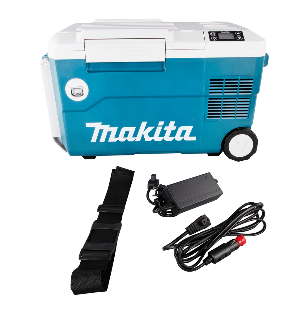 Makita DCW180Z Akku-Kühl- und Wärmebox 20 Liter ohne Akku 18 V • 12 V/24 V KFZ • 230 V • -18°C bis +60°C • 7-stufig