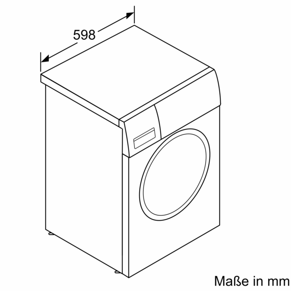 Bosch EXCLUSIV WAN28093 Waschmaschine Stand 7kg, 1400U/min weiß