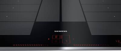 Siemens EX845LYC1E Einbau Induktions-Kochstelle Glaskeramik Flachrahmendesign Edelstahl 80cm