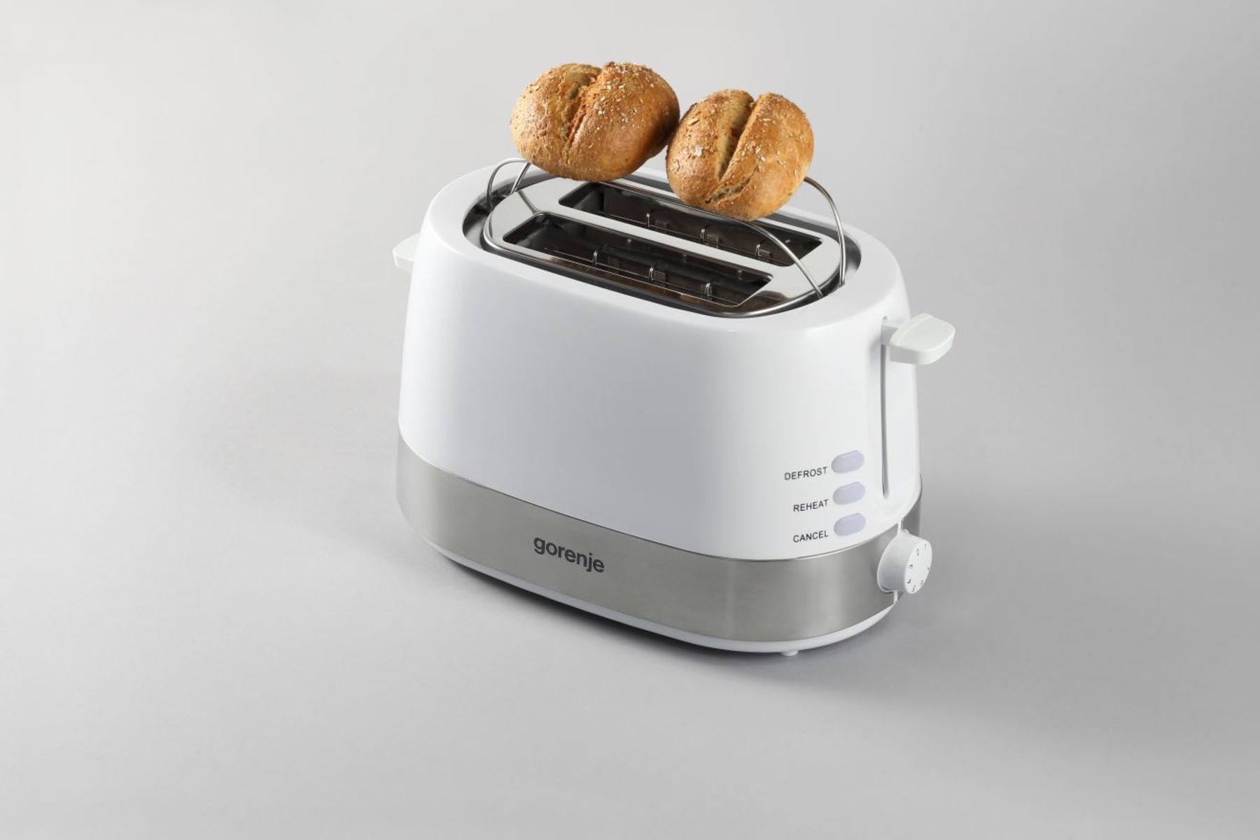 Gorenje T850WE Toaster 800W weiß, edelstahl 2 Toastscheiben 685813