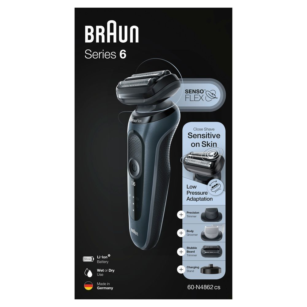 Braun Personal Care Series 6 60-N4862cs Elektrorasierer schwarz 