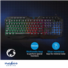 GKBD110BKDE Wired Gaming Keyboard USB Type-A | Folientasten | LED | QWERTZ | DE-Layout 