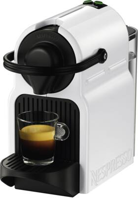 Krups XN1001 Inissia Nespresso Kaffeekapselmaschine, weiß