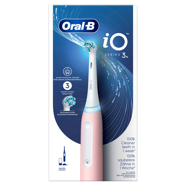 Oral-B iO Series 3 Elektrische Zahnbürste  Blush Pink 