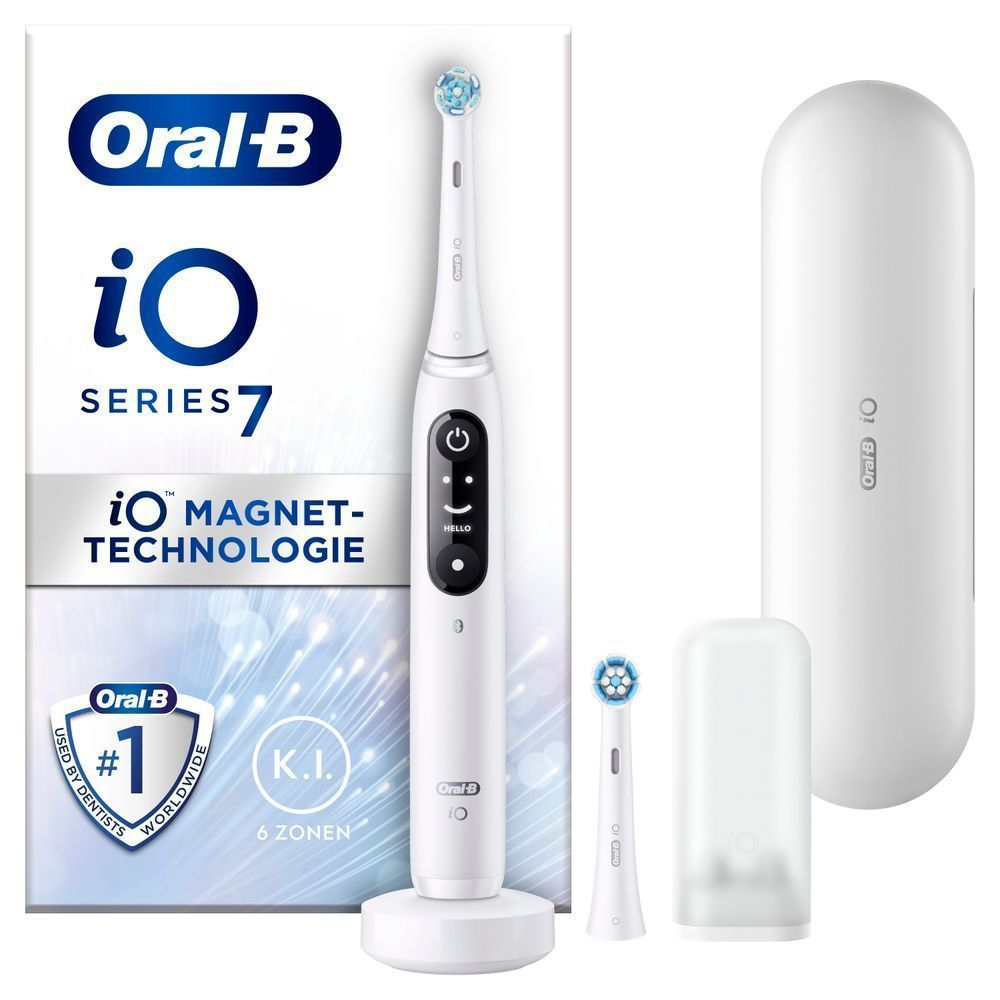Oral-B iO Series 7 Elektrische Zahnbürste White Alabaster 