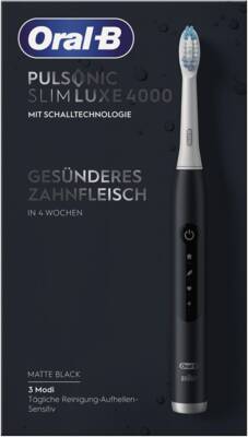 Oral-B Pulsonic Slim Luxe 4000 Schallzahnbürste Schwarz 