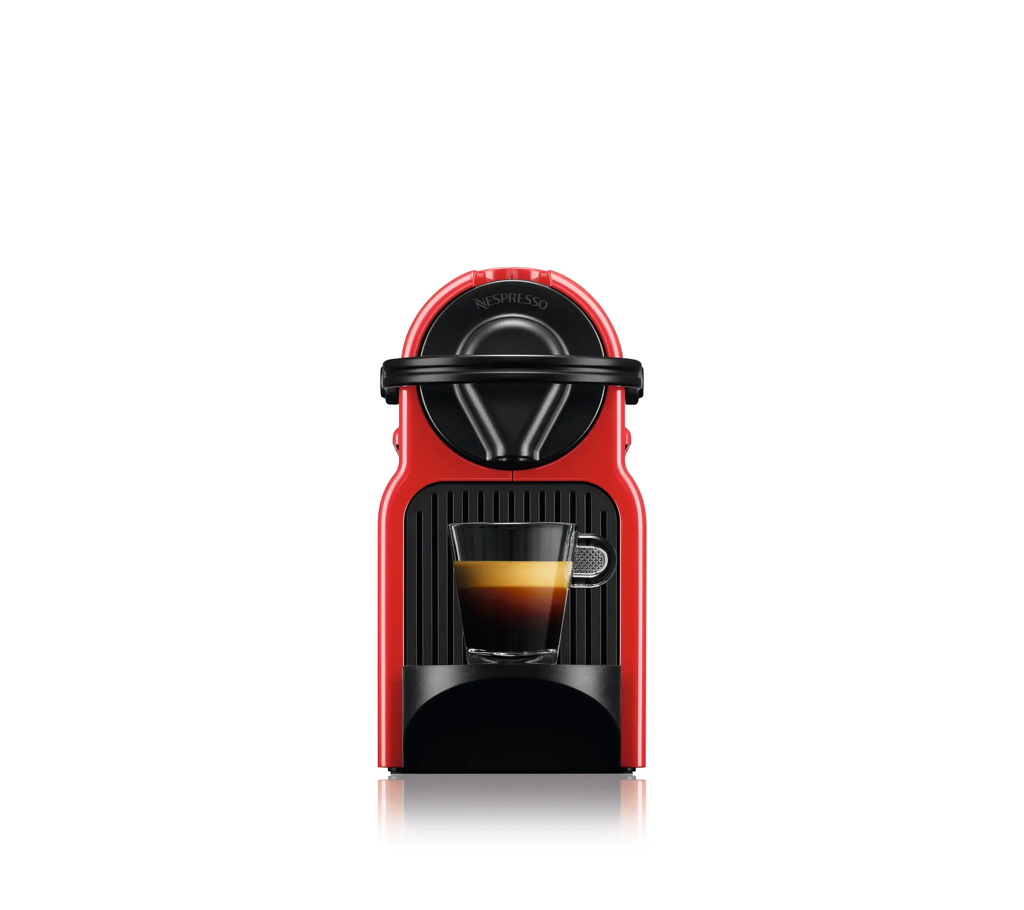 Krups XN1005 Nespresso Kaffeemaschine INISSIA Rot  Kapselmaschine