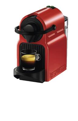 Krups XN1005 Nespresso Kaffeemaschine INISSIA Rot  Kapselmaschine