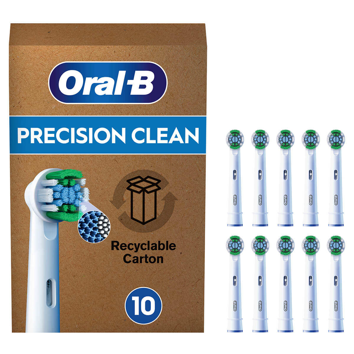 Oral-B Aufsteckbürsten Pro Precision Clean 10er FFU 
