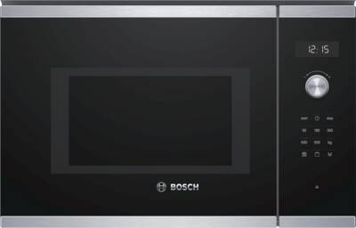 Bosch BEL554MS0 Serie 6 Einbau-Mikrowelle  Edelstahl/Schwarz 59 x 38 cm