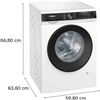WG44G100EP Waschmaschine weiss 9kg 1400 U/min 