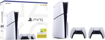 Playstation PlayStation PS5 Slim 1TB SSD inkl. Laufwerk 2 Controller 