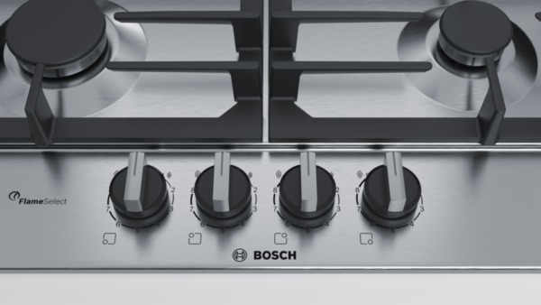 Bosch PCH6A5C90D Gaskochstelle autark 60 cm Edelstahl 